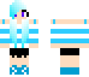 cute blue girl