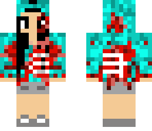 awesome zombie panda girl