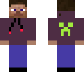 creeper hoodie steve