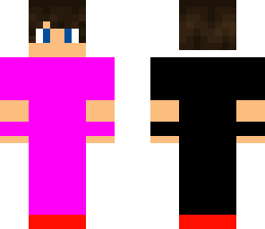 pink and blafck