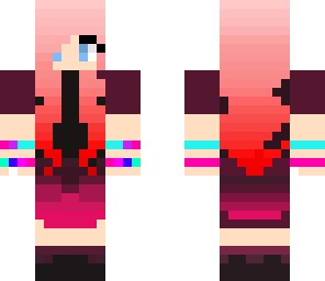 pink and purple girl