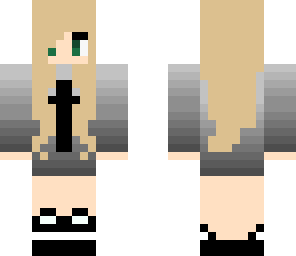 blonde gothic girl