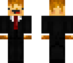 waffle in a suit