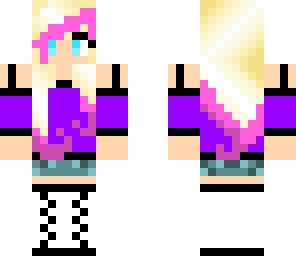 cute purple girl