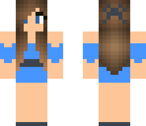 blue dress