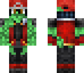 zombie red pokemon skin