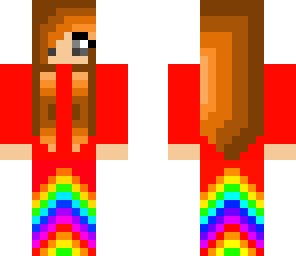 rainbow girl
