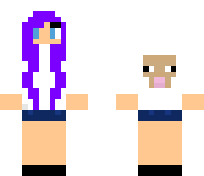 purple sheep girl