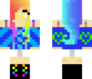 cute rainbow girl
