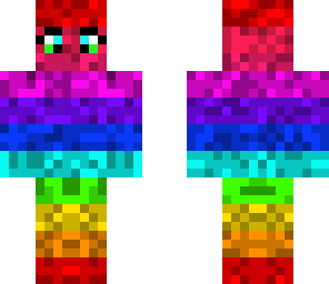 rainbow tiled skin