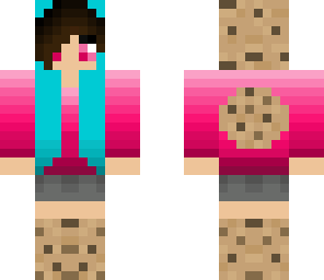cute pink cookie girl