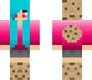 cute pink cookie girl