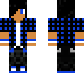 the blue stylish plaid