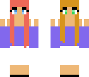 two girls in one