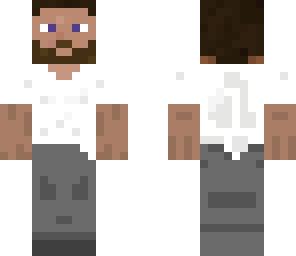 white shirted beard dude