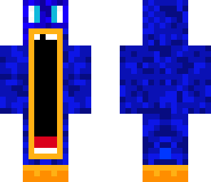 blue long mouth penguin
