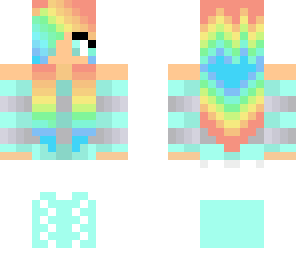 rainbow girl cool