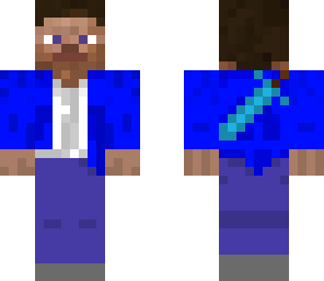 steve with a blue coat