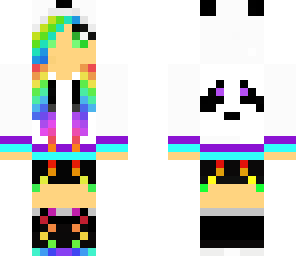 epic rainbow panda girl ftw