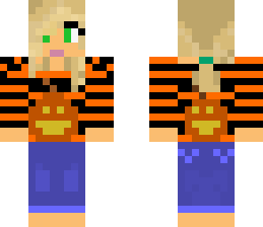 jack o' lantern girl