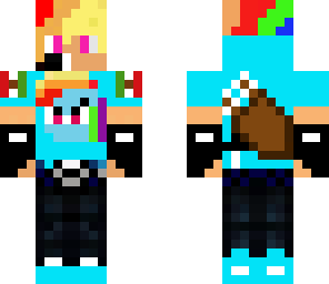brony con playera azul