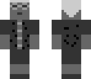 black and white man