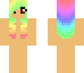 rainbow hair