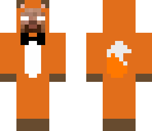 herobrine in a fox suit