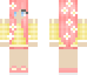 pinkish flower girl