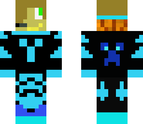 youtuber with a creeper coat