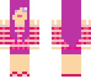 girl in pink