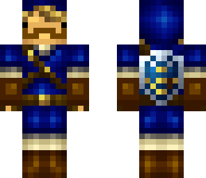 blue link mustache