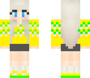 girl in yellow