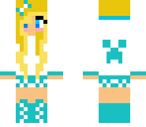 blue creeper girl