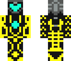 neon man yellow