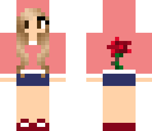 rose hoodie girl