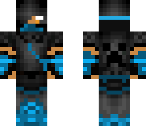 blue dude herobrine