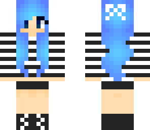 blue hair