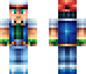 ash with blue eyes