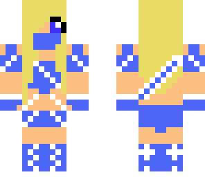 blue ninja girl