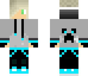 blue creeper hoodie
