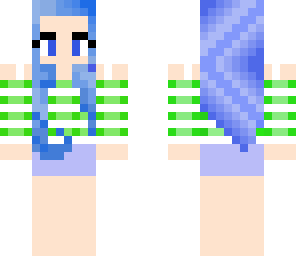 blue hair girl