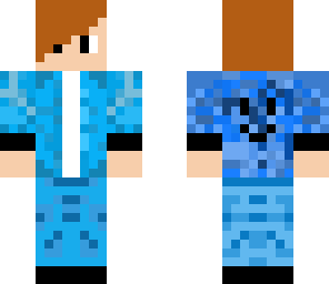 blue cloth boy