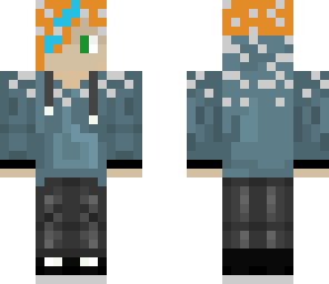 snowy hoodie man