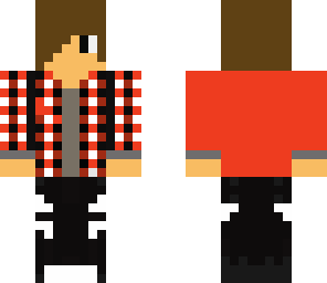 emo kid flanel