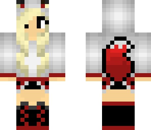 blonde red fox girl