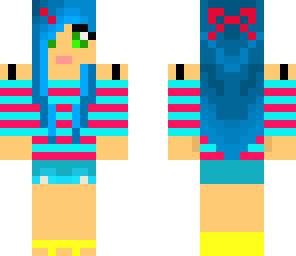 blue girl