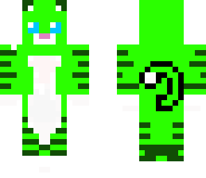 green cat