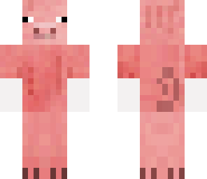 pig with gloves