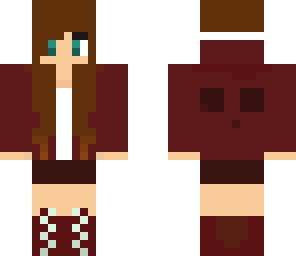 maroon slime girl edit